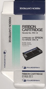 lot de 2 rubans cassettes pour Epson ERC-18 pour des casse enregistreuses casio,Sharp, Epson 