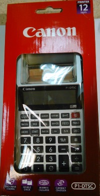 Calculatrice a Bande Canon P1DTSCII+ adaptateur secteur 2304C002