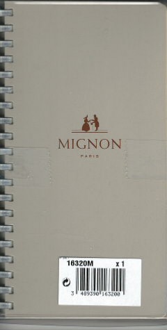 Mignon 16320M Recharge spiralée agenda 2024 AS16R 154x78