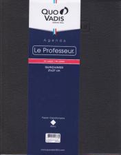 AGENDA Quo Vadis LE Professeur  2025-2026 semainier  21x27cm Noir 