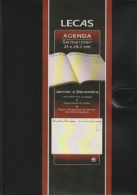 Agenda Planning  Lecas 1 Semaine sur 2 Pages 21X29,7 Version 2021
