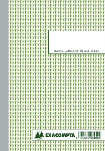 Manifold quadrille 5x5 29,7x21cm 50 feuillets dupli autocopiants Réf 3300E
