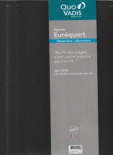 Quo Vadis - Impala - Eurequart - Agenda Civil Semainier 24x30 cm Noir 