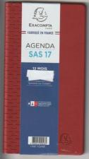 Exacompta Agenda  SAS 17 Winner Semainier Sept à Sept 2025-2026- 9 x 17,5 cm 17246E