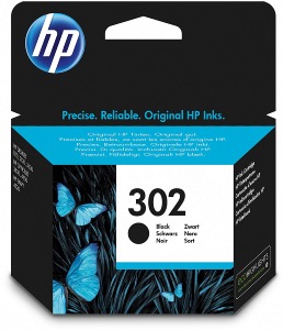 HP 302 Cartouche d'Encre Noir Authentique F6U66AE