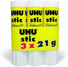 lot de 3 Batons de colle UHU 21 grs