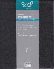  Agenda QUO VADIS Président 2024  21 x 27  1 semaine sur 2 pages 016066Q 