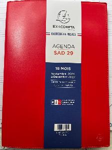 EXACOMPTA Agenda SAD 29 Winner Noir 2026-2027 21x29.7cm Semainier