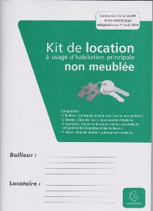 Exacompta 41E Kit dossier DE LOCATION non meublée  LOI 18 Aout 2023