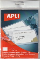 Apli 10428 Pochettes porte-étiquettes 115X71