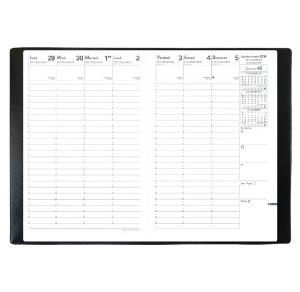 Agenda semainier QUOVADIS H 24/24 13 mois  16 x 24 cm   027034Q 