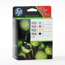 HP cartouche d'encre X4E14AE grande capacité 934XL et 3 Couleurs 935XL