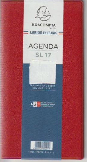 Agenda QUO VADIS Président Prestige 2024 format A4 semaine sur 2 pages  287065