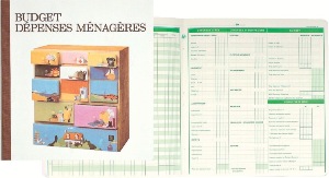 Exacompta 78E Piqure Budget des Dépenses Ménagères 27/25 56 Pages