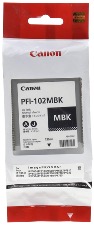 Canon  PFI-102 MBK Cartouche d'encre Canon  d'origine  noir mat pigmenté