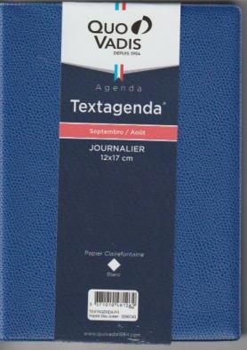 quo vadis textagenda 1 jour par page 12X17 cm septembre 2023 a septembre 2024