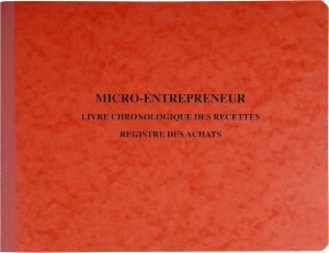 Auto entrepreneur livre chronologique des recettes registre des Achats 4410E