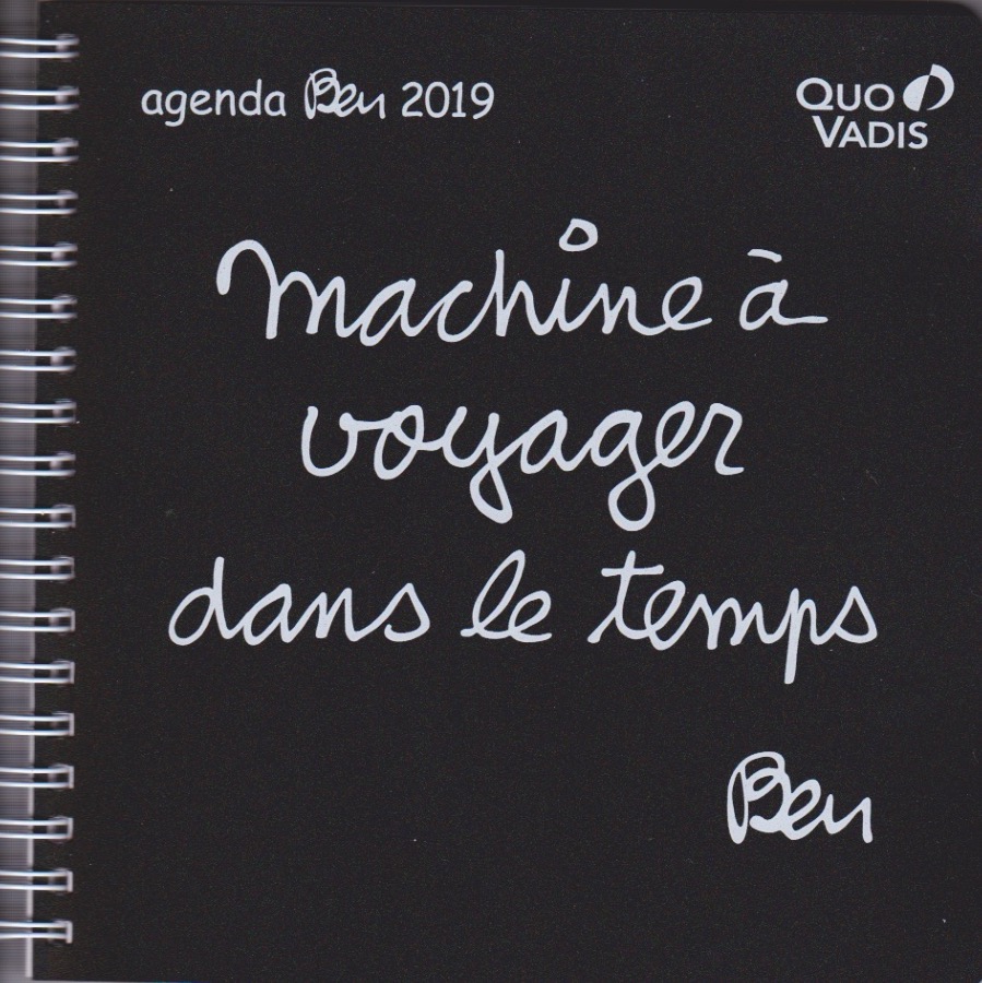 Ben - Agenda Executif spiralé - 1 semaine sur 2 pages - 16 x 16 cm