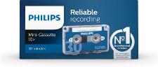 PHILIPS lot de 10  Mini cassette LFH0005, 30 minutes