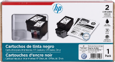 Cartouches d'encre noires HP 301XL Pack de 2  Encre authentique neuve pour des impressions nettes et durables sur toutes vos pages. 